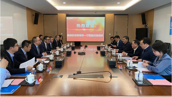 高明區區委書記楊永泰一行到平博pinnacle官方网站環境調研